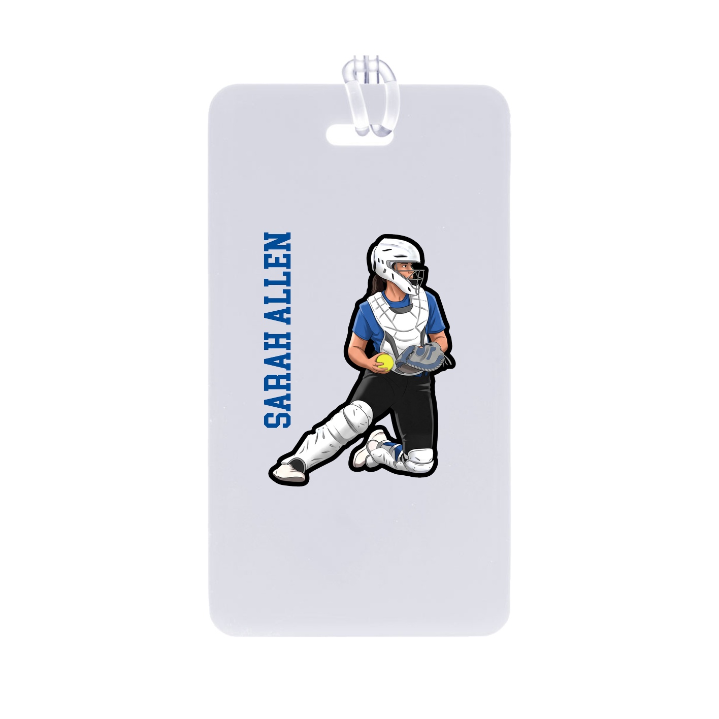 Bag Tag — Name Vertical in Classic