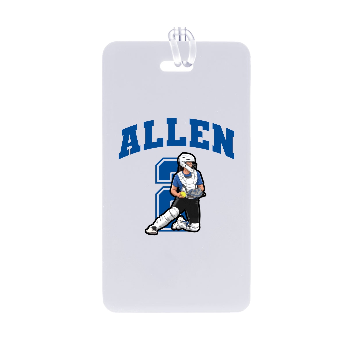 Bag Tag — Number in Classic
