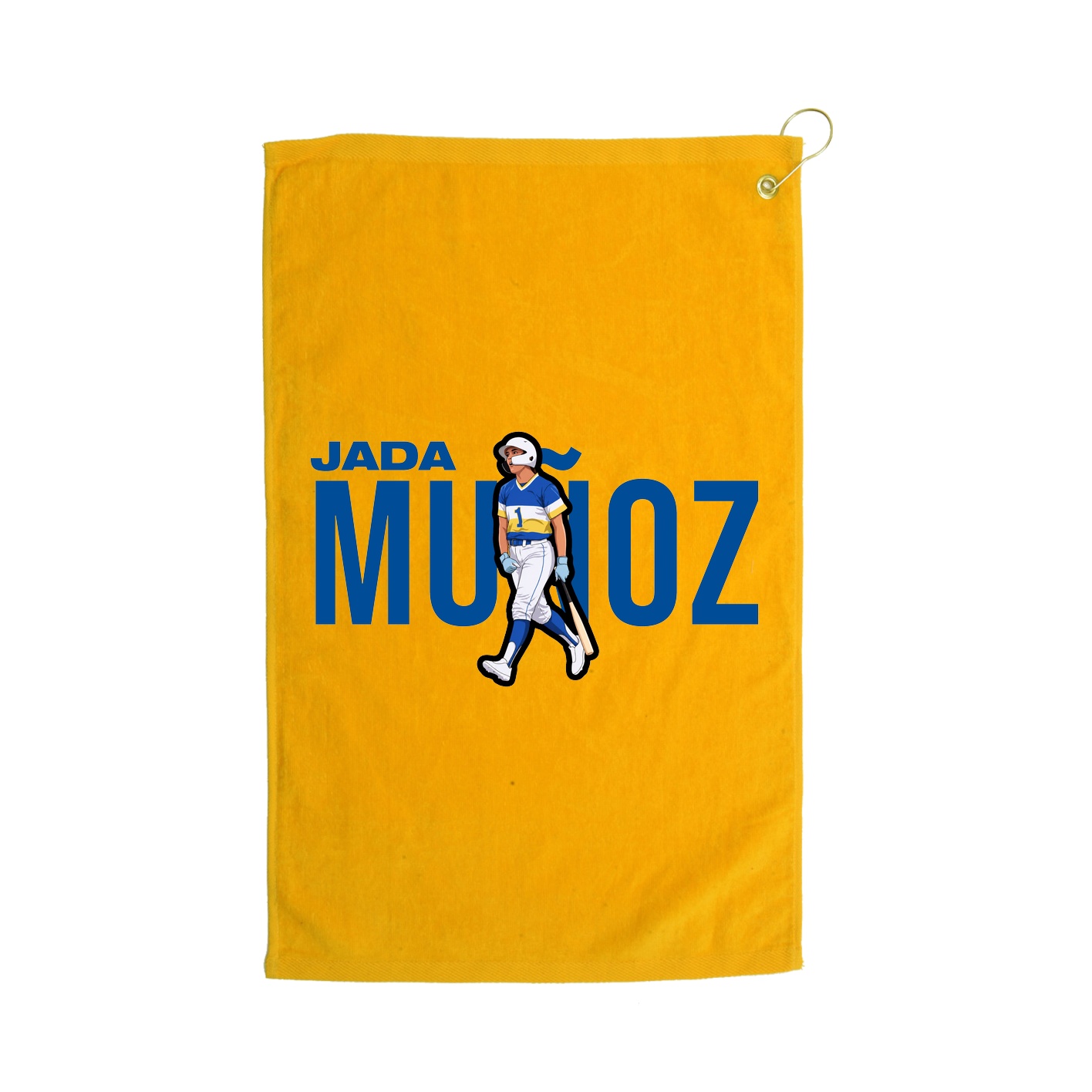 Golf Towel — Player Name in Gold
