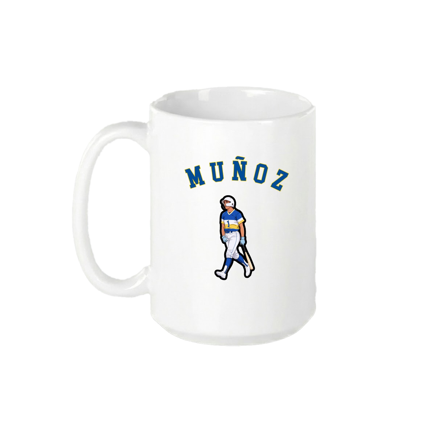 15oz Coffee Mug — Shirsey Arch in White