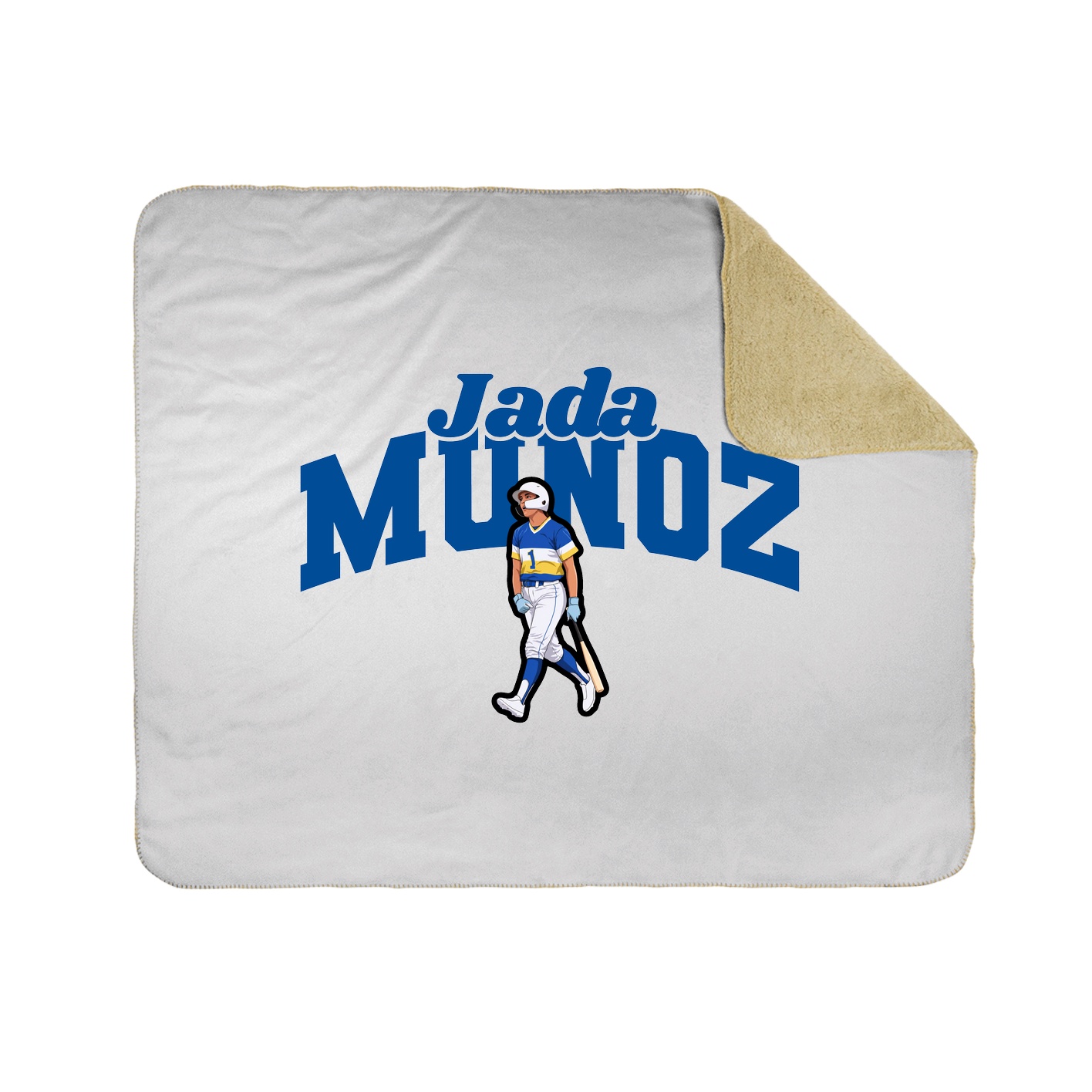 Throw Blanket — Signature Arch in White