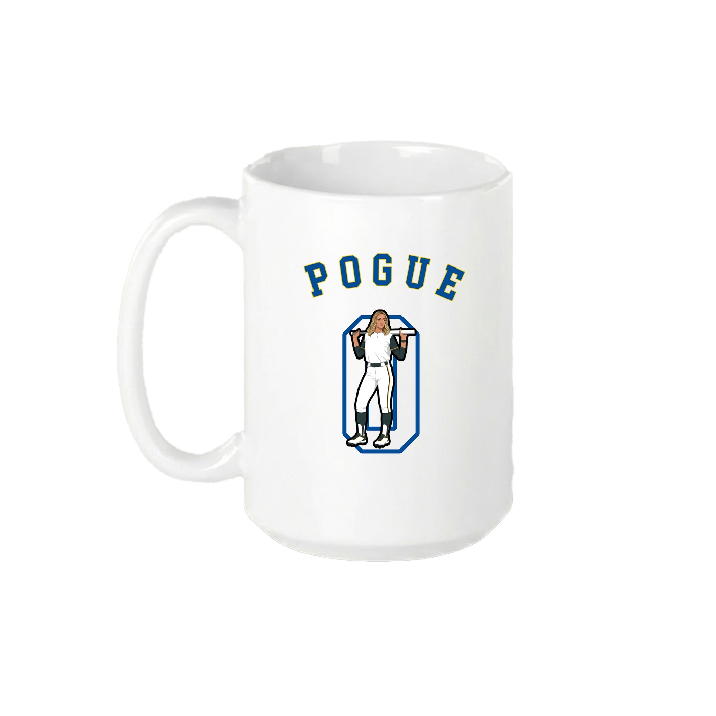 15oz Coffee Mug — Shirsey Arch in White