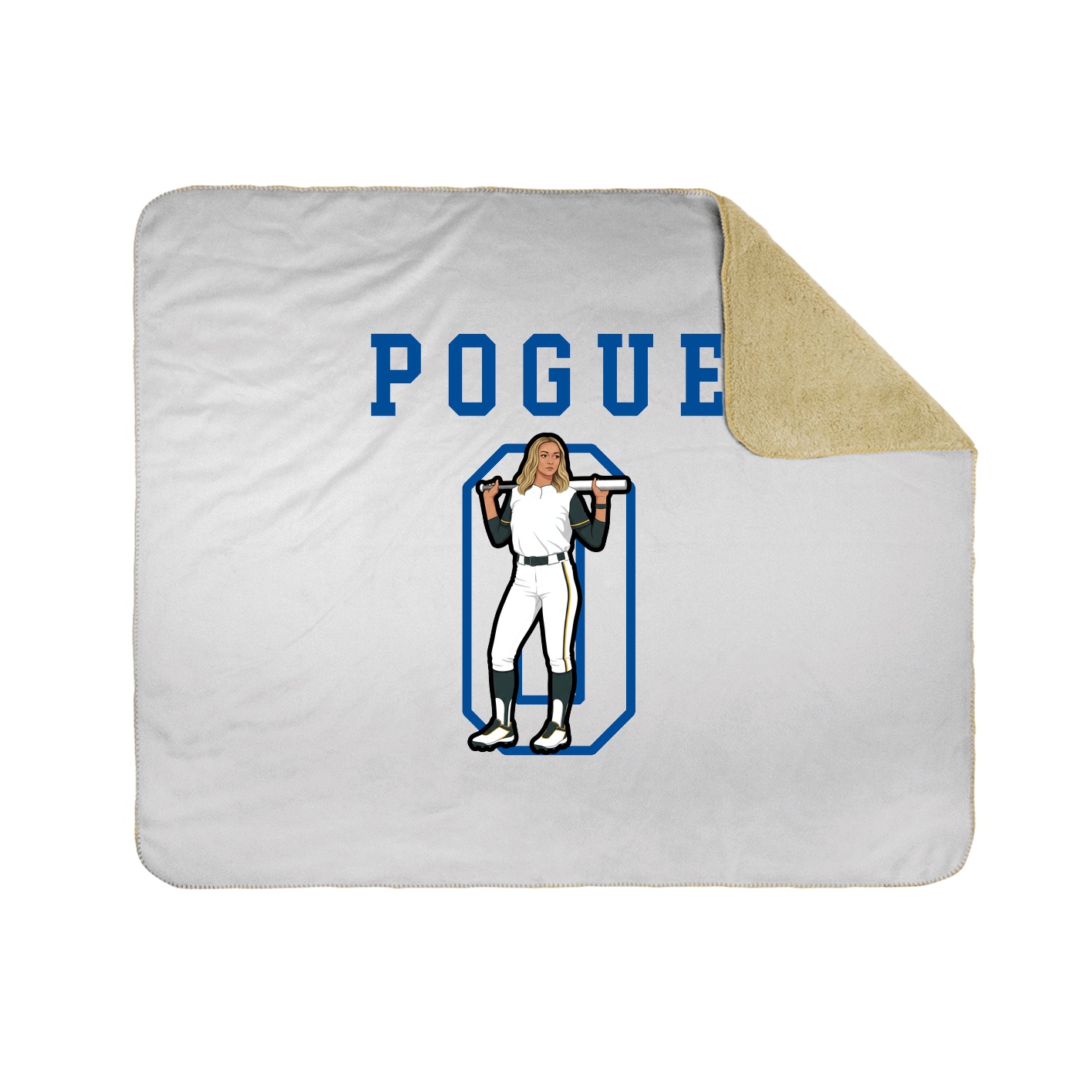 Throw Blanket — Shirsey in White