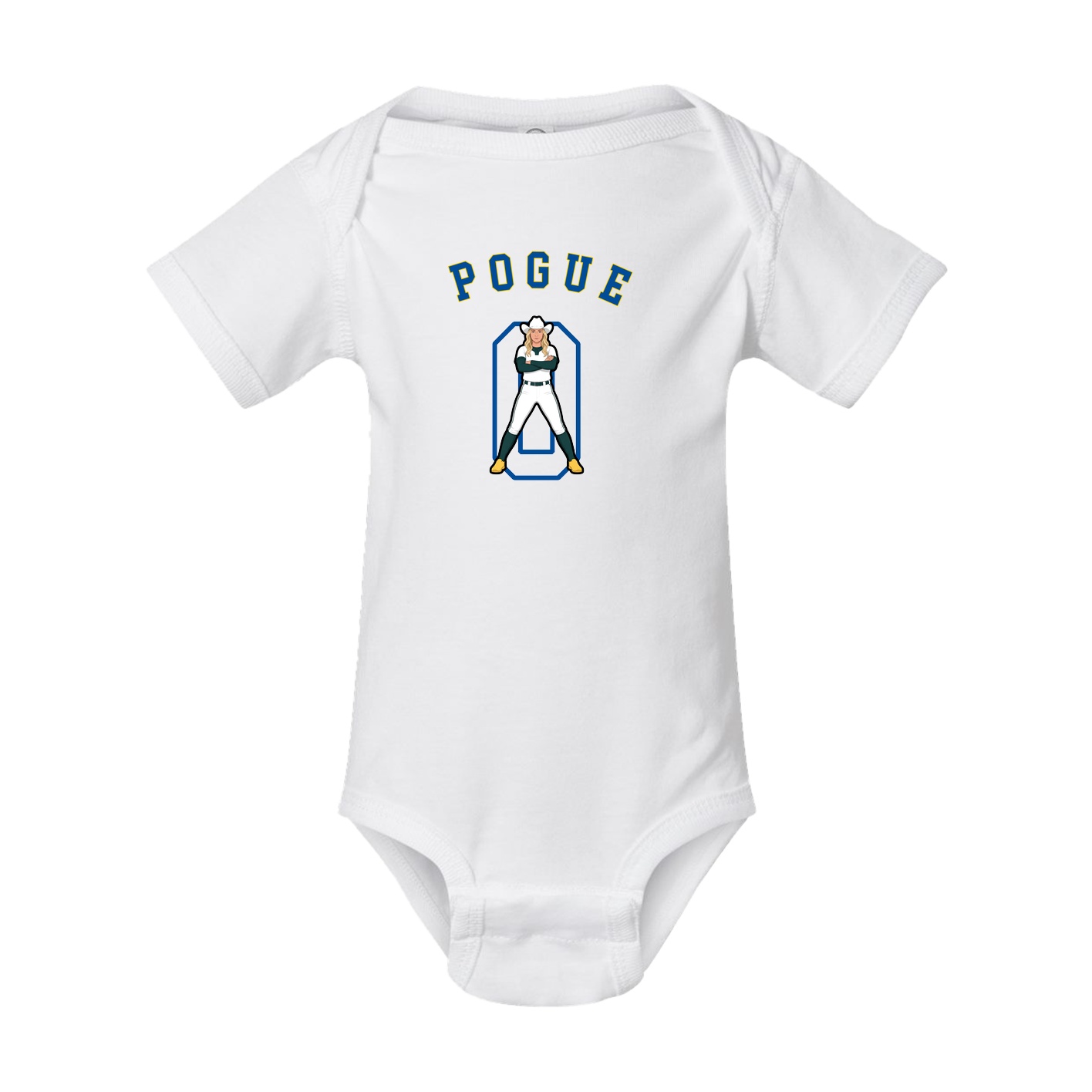 Baby Onesie — Shirsey Arch in White