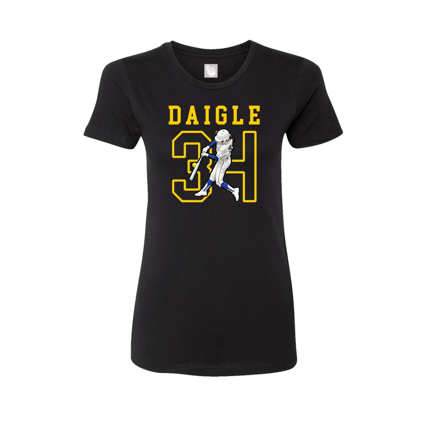 Fitted Women's Tee — Shirsey in Black