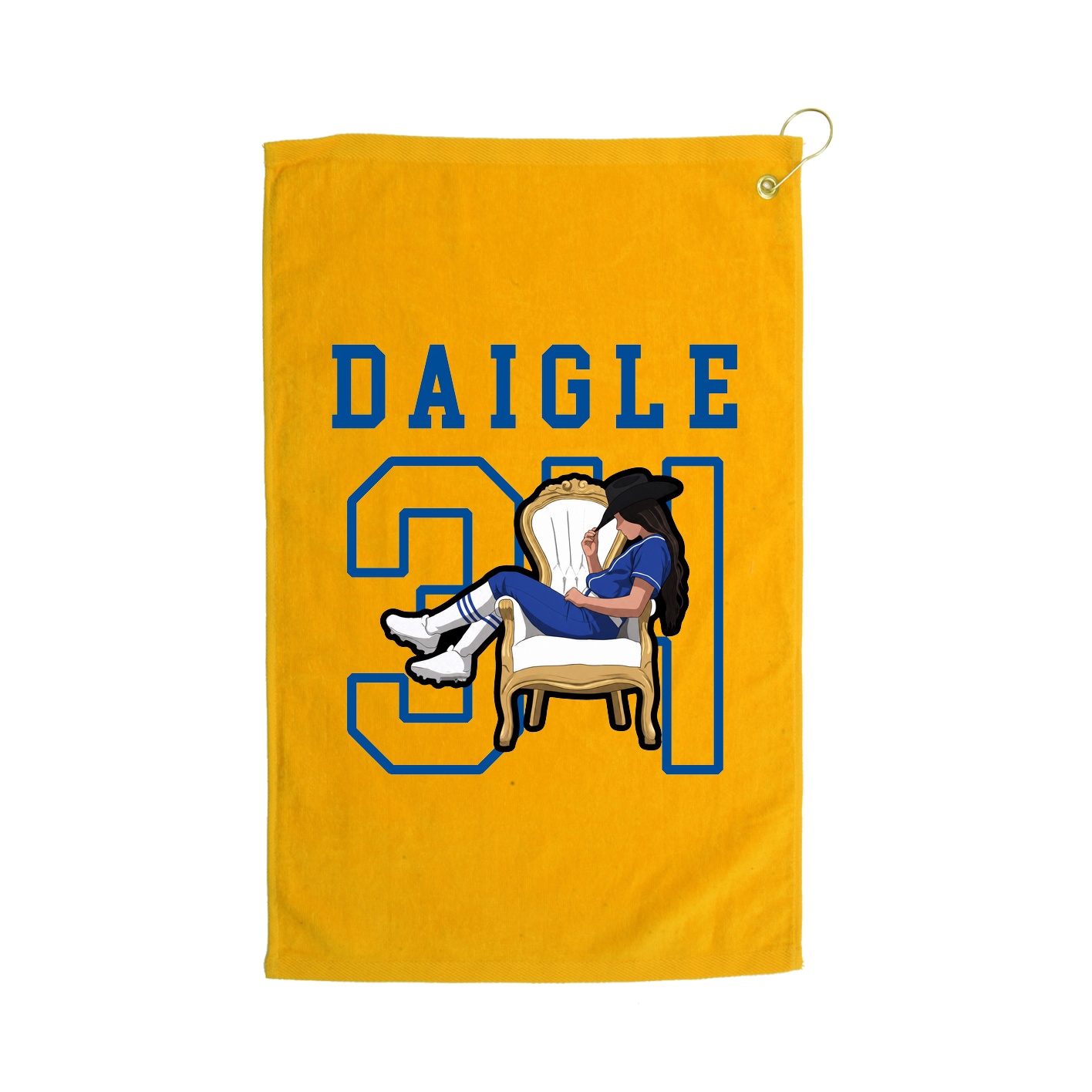 Golf Towel — Shirsey in Gold
