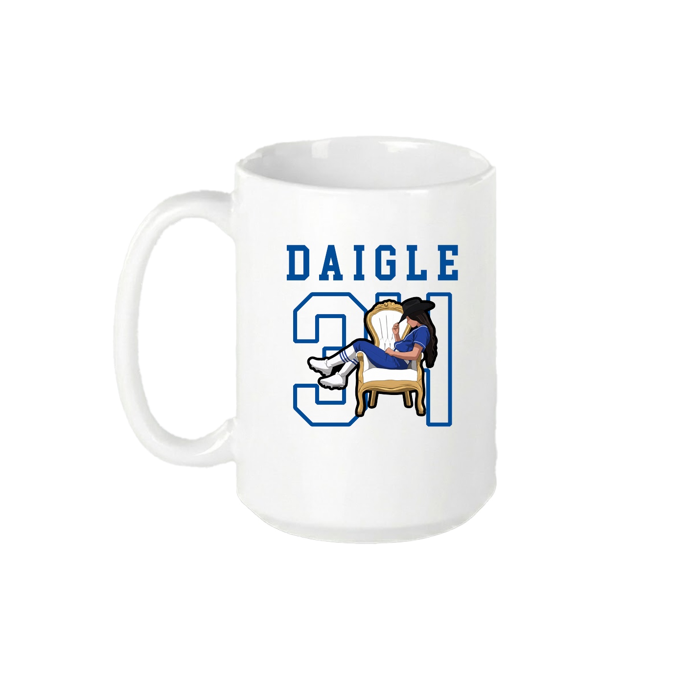 15oz Coffee Mug — Shirsey in White