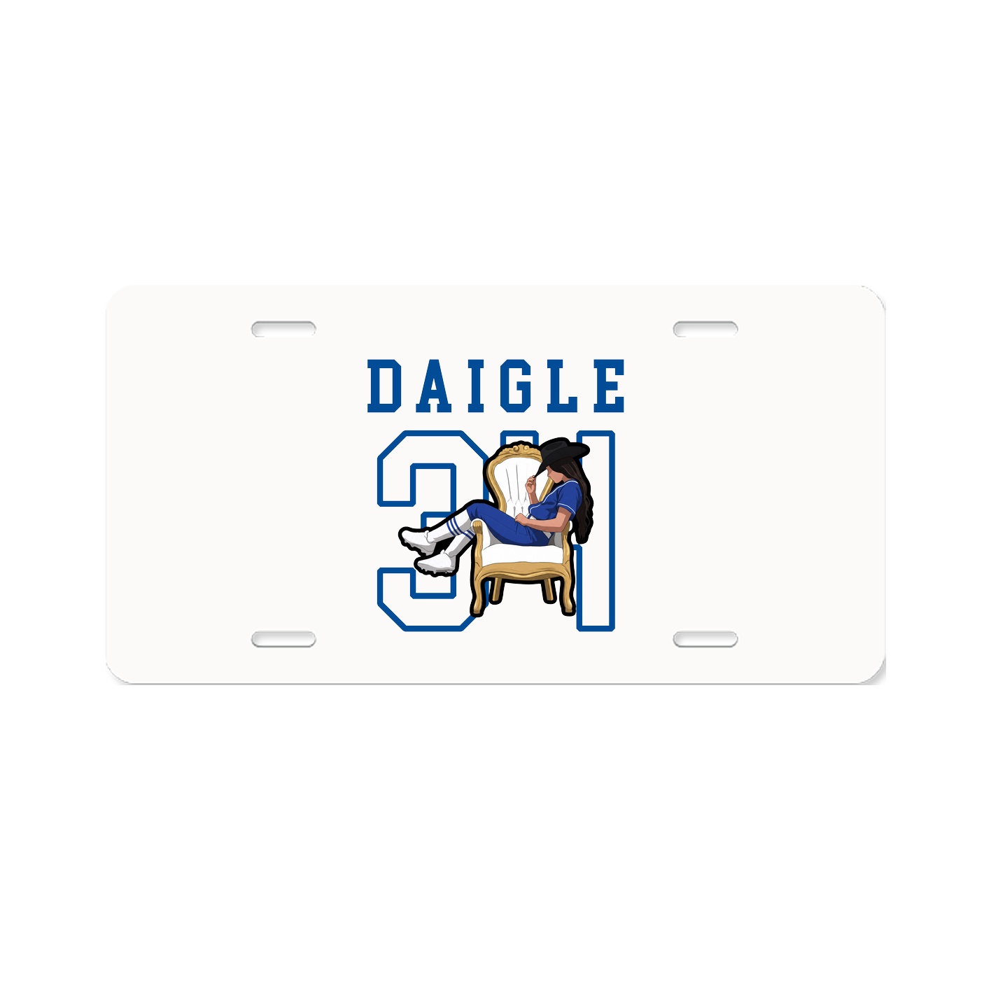 License Plate — Shirsey in Classic