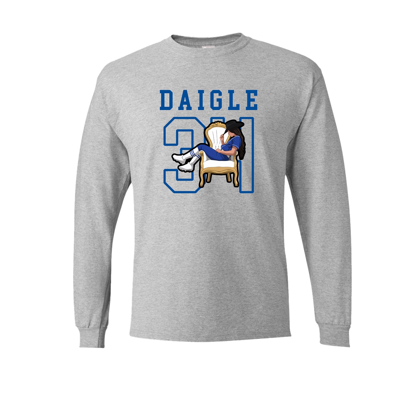 Long Sleeve Tee — Shirsey in Grey