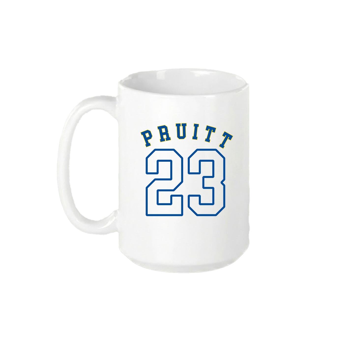 15oz Coffee Mug — Shirsey Arch in White