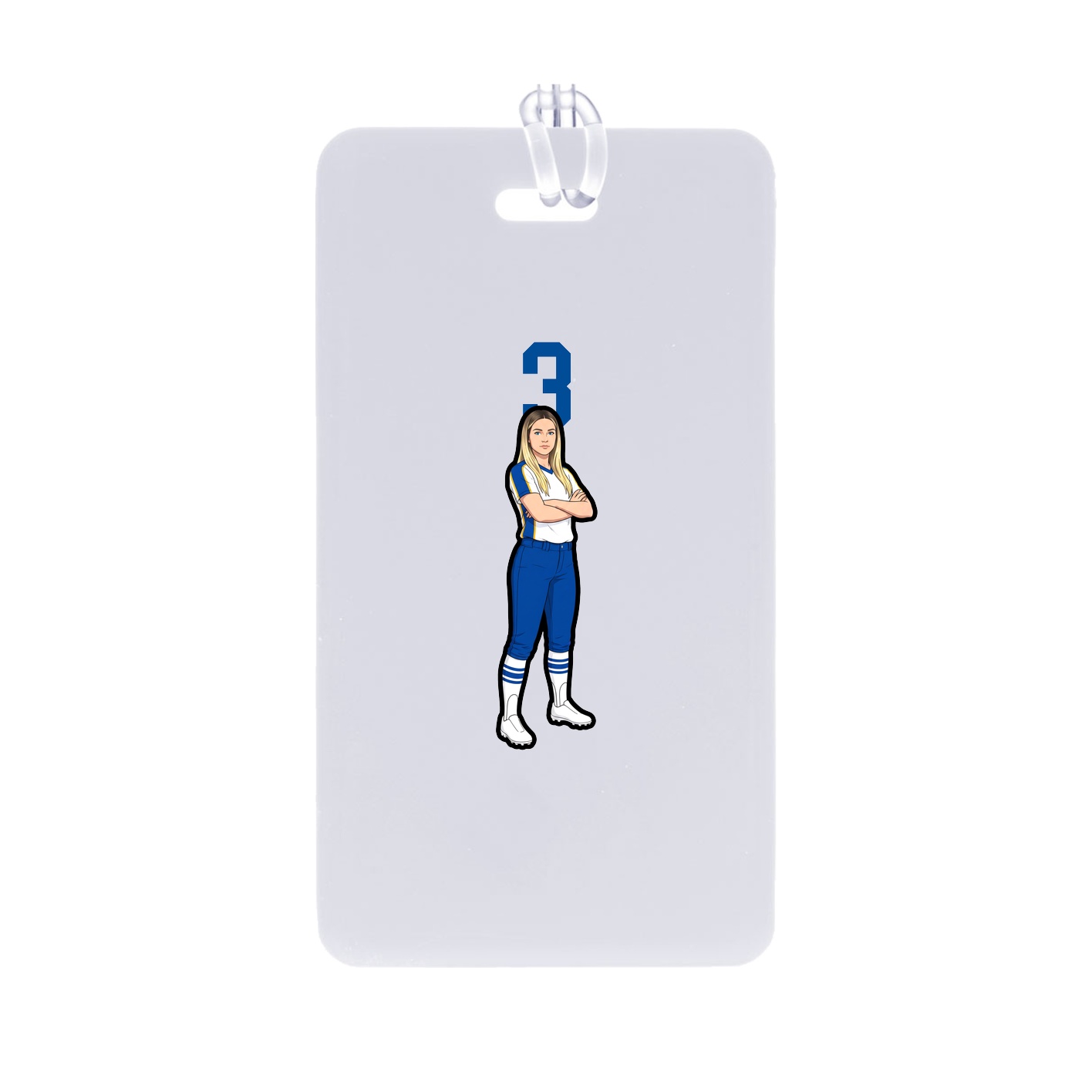Bag Tag — Number Top in Classic
