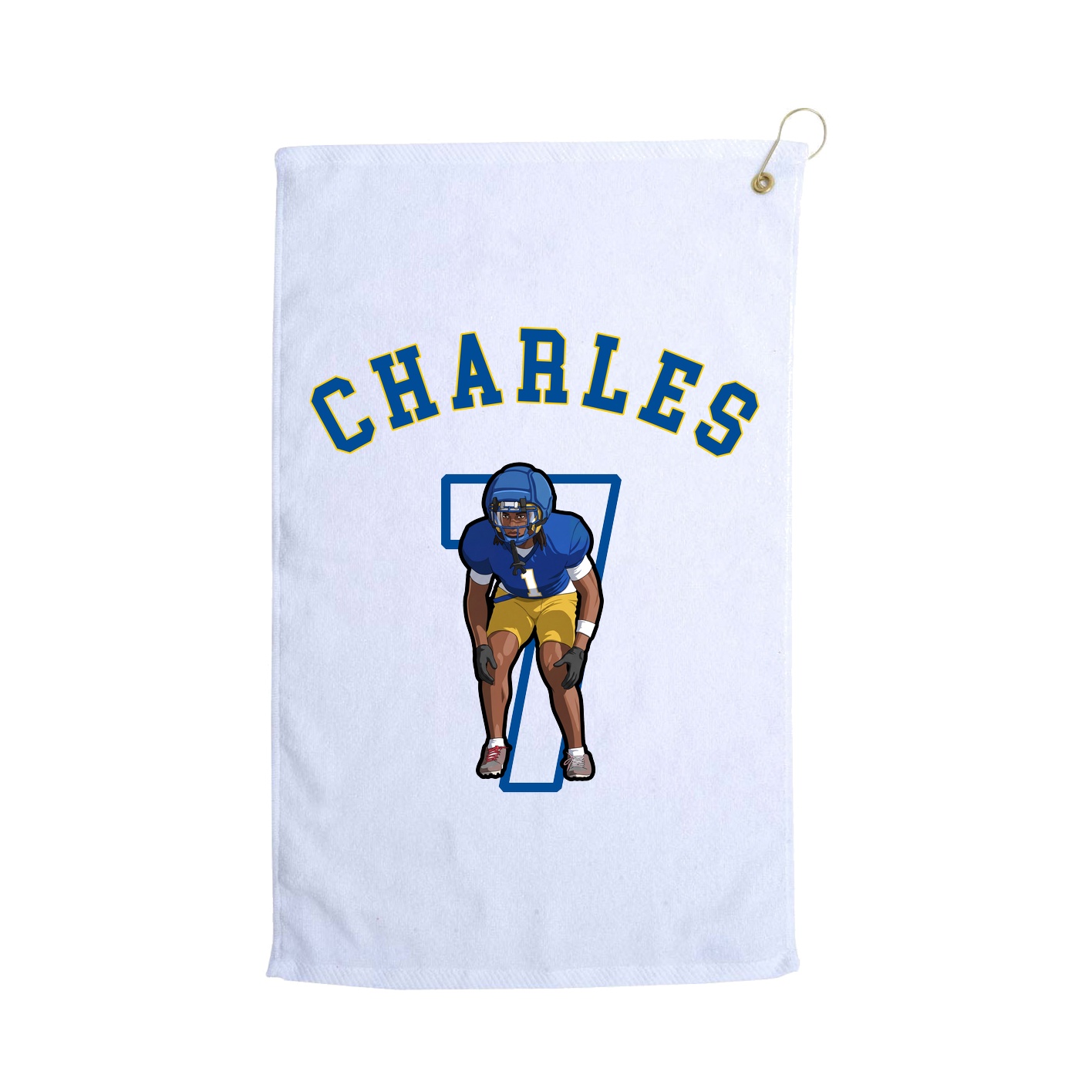Golf Towel — Shirsey Arch in White