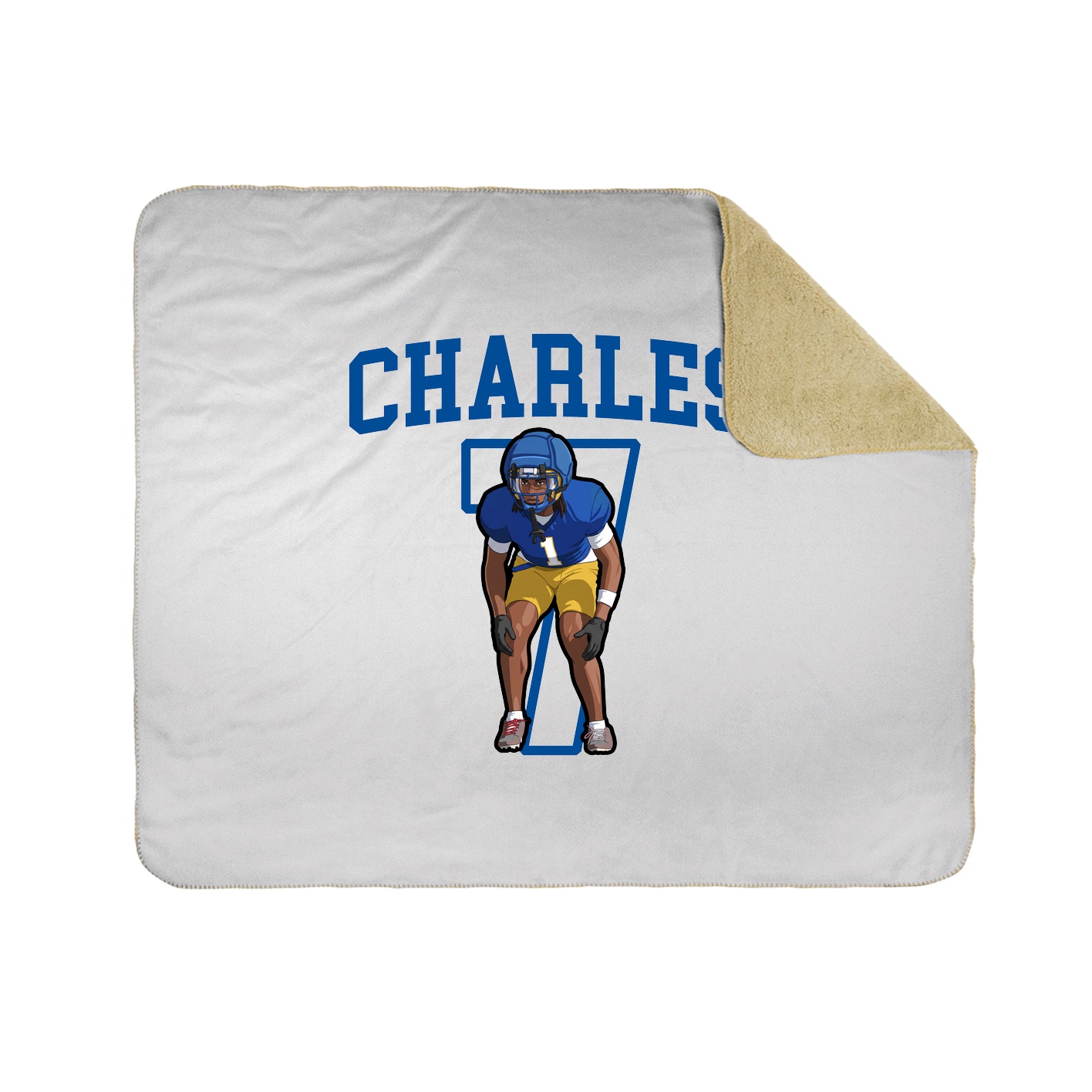 Throw Blanket — Shirsey in White