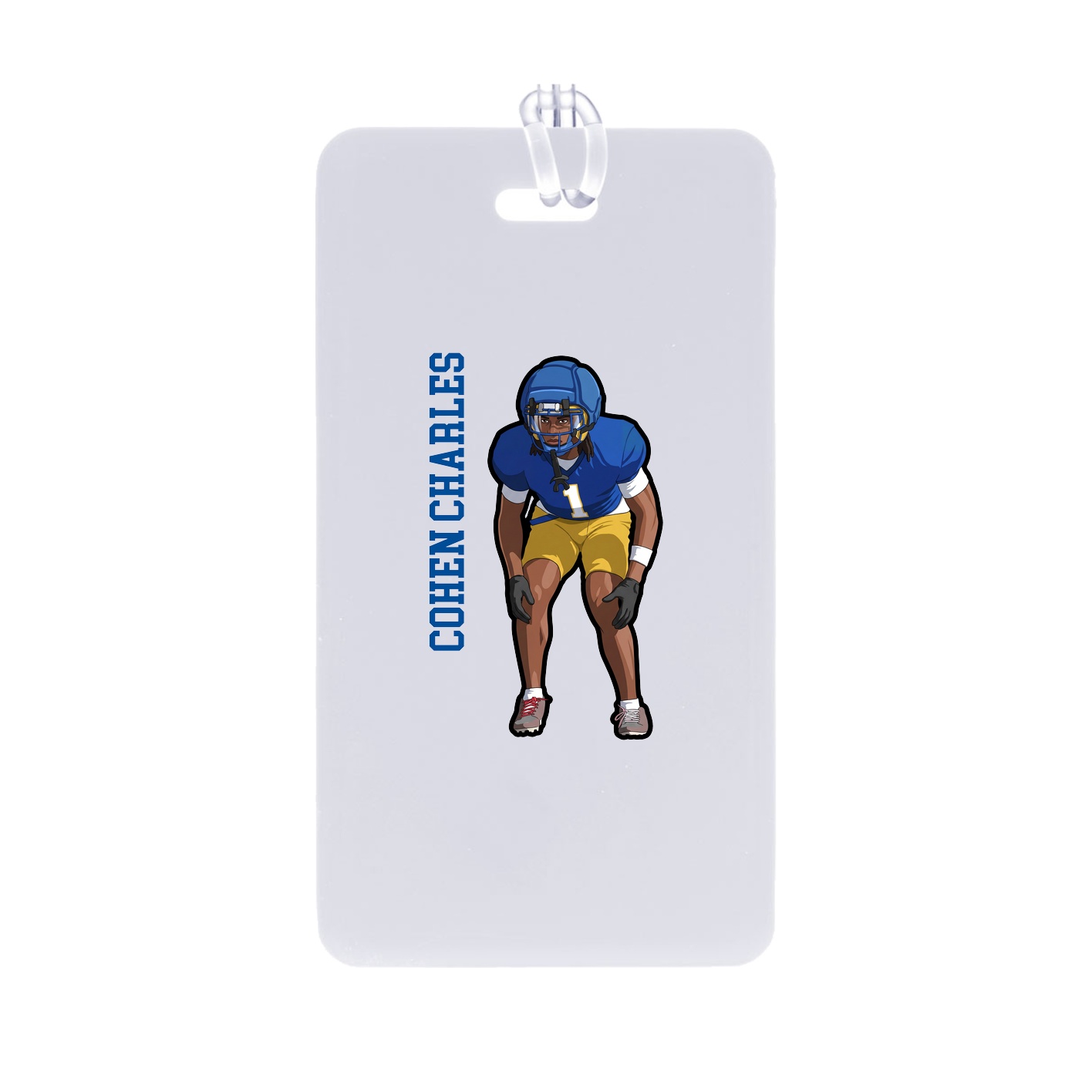 Bag Tag — Name Vertical in Classic