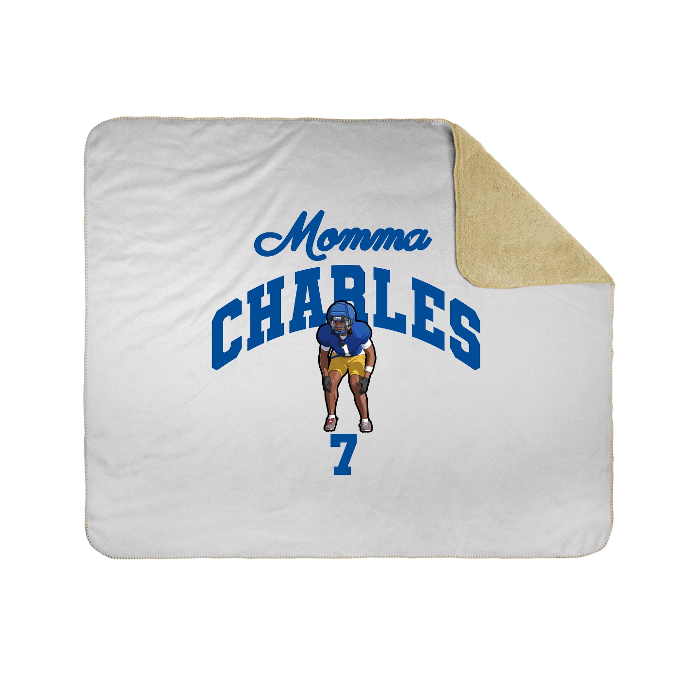 Throw Blanket — Mothers Day Arch in White