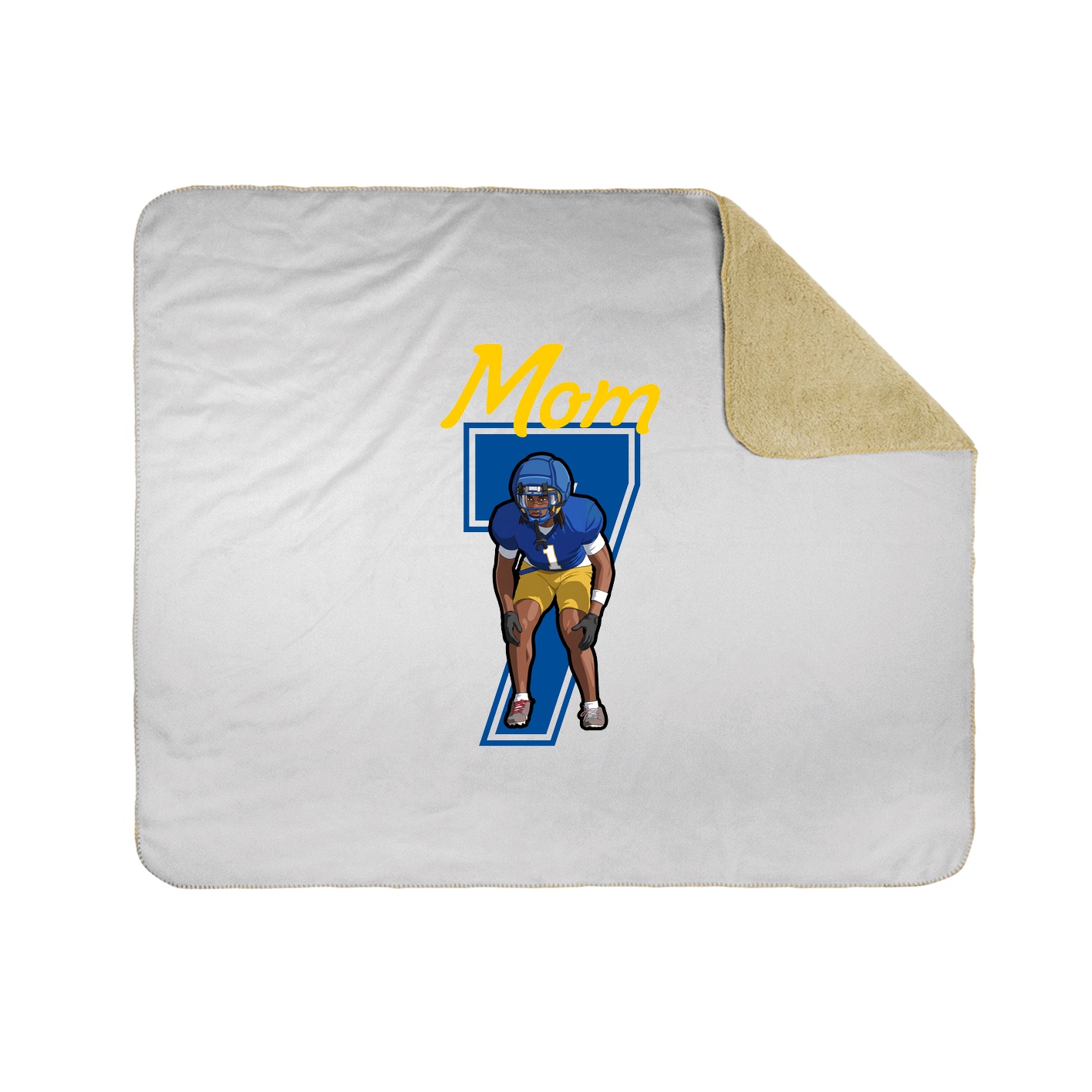 Throw Blanket — Mothers Day Shirsey in White