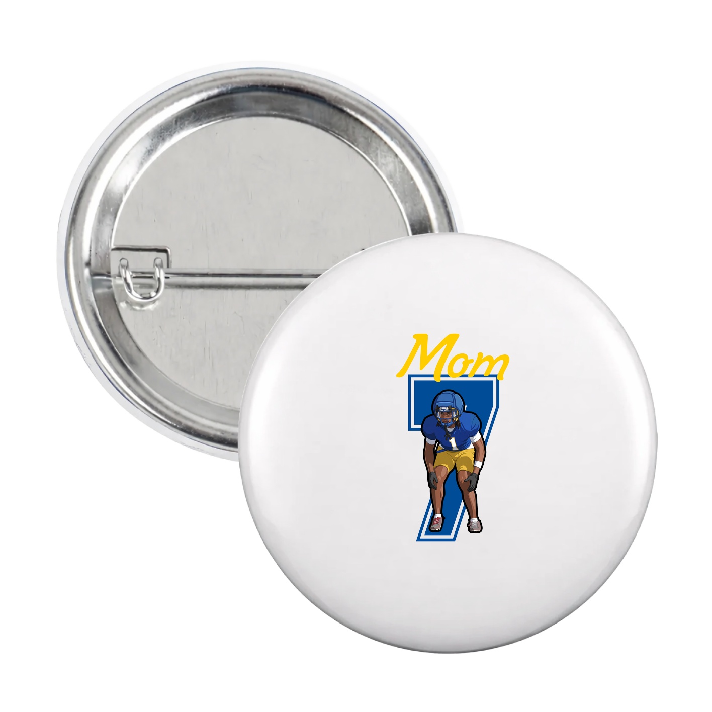 Game Day Button — Mothers Day Shirsey in White