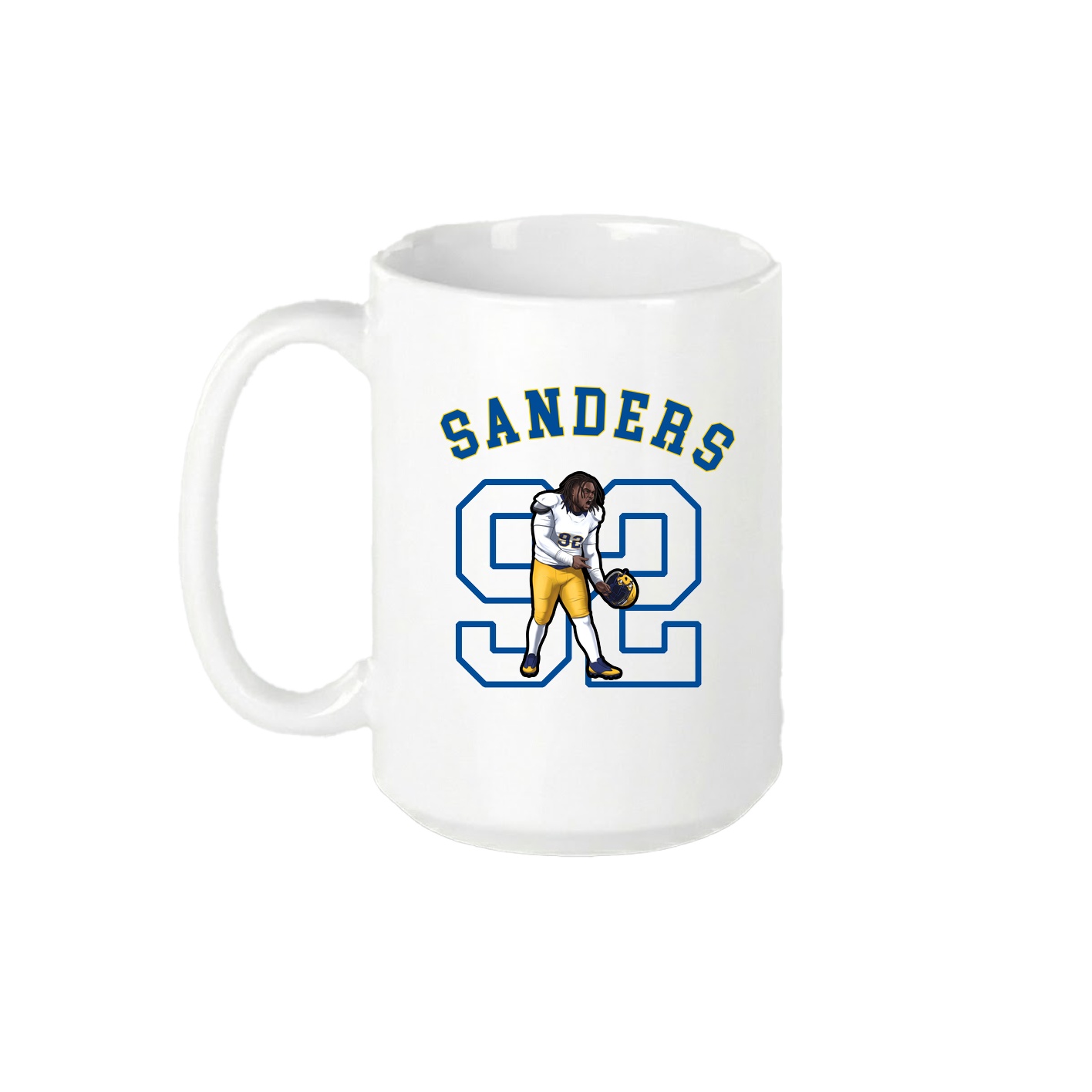 15oz Coffee Mug — Shirsey Arch in White