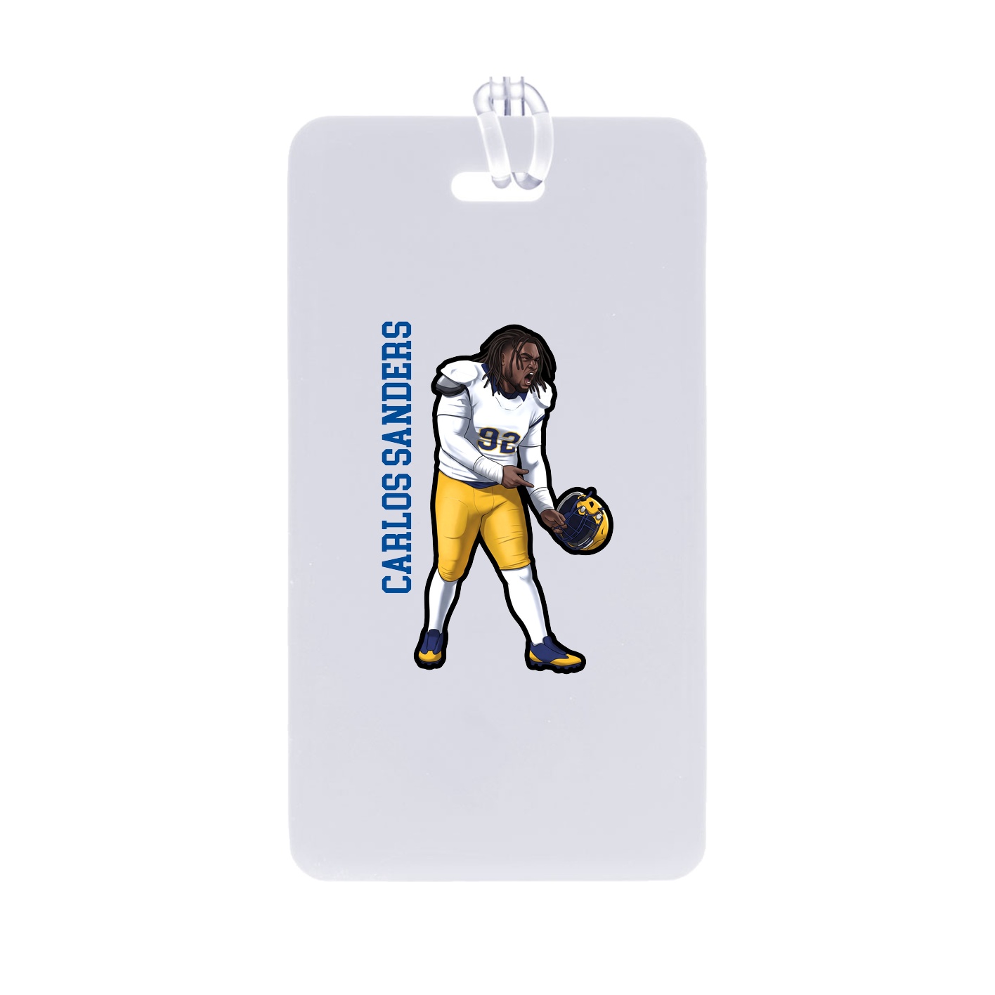 Bag Tag — Name Vertical in Classic