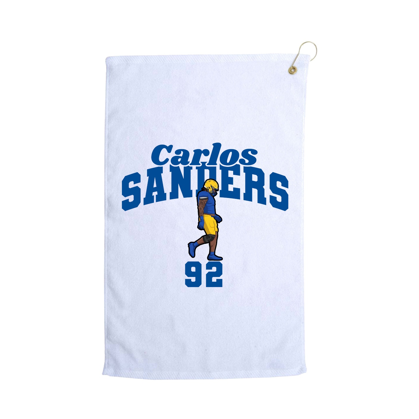 Golf Towel — Signature Arch in White