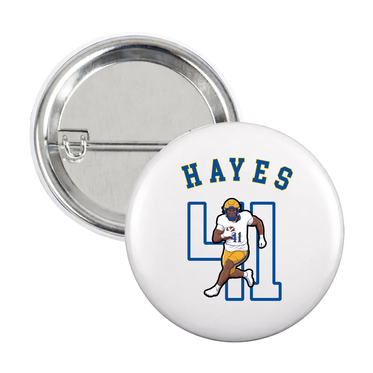Game Day Button — Shirsey Arch in White