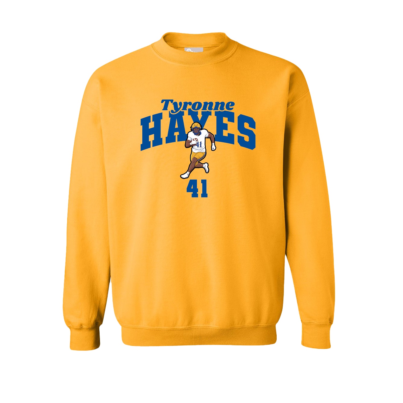 Fleece Crew — Signature Arch in Gold