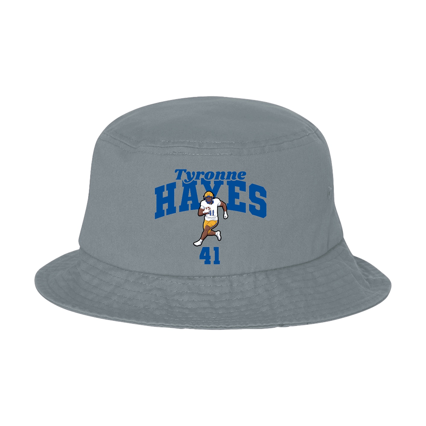 Bucket Cap — Signature Arch in Grey