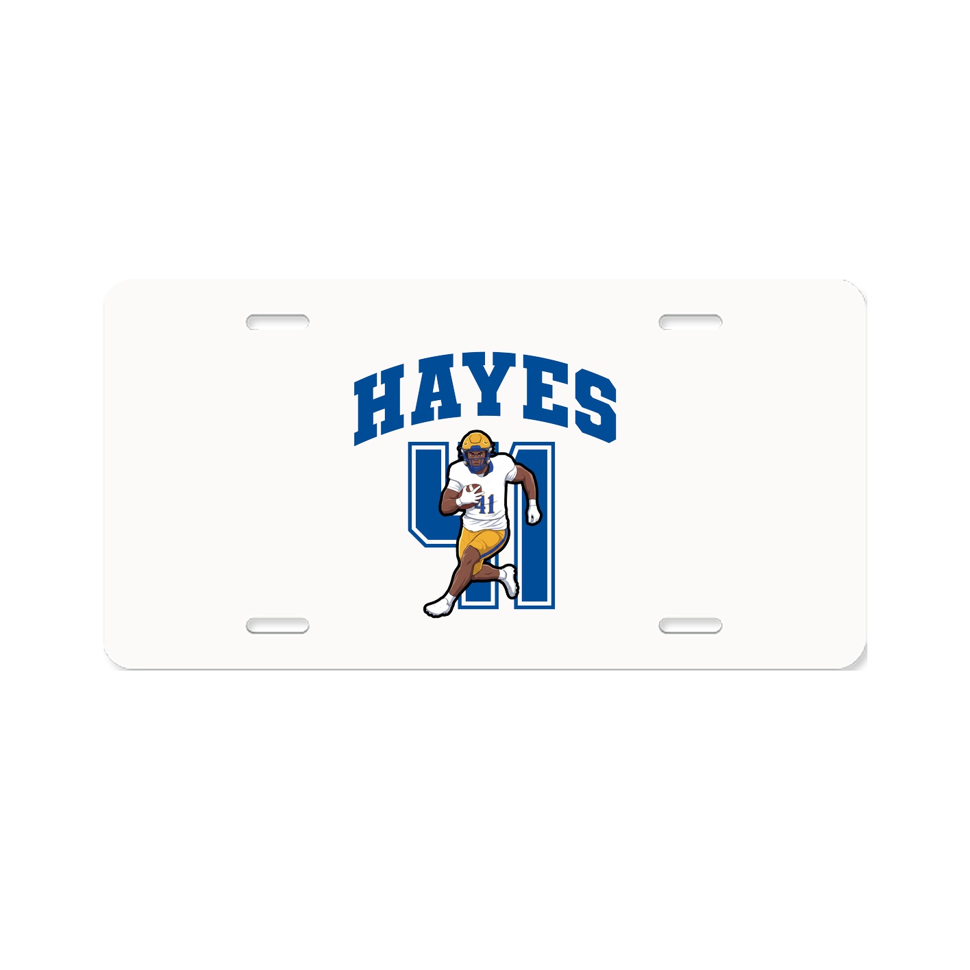 License Plate — Number in Classic