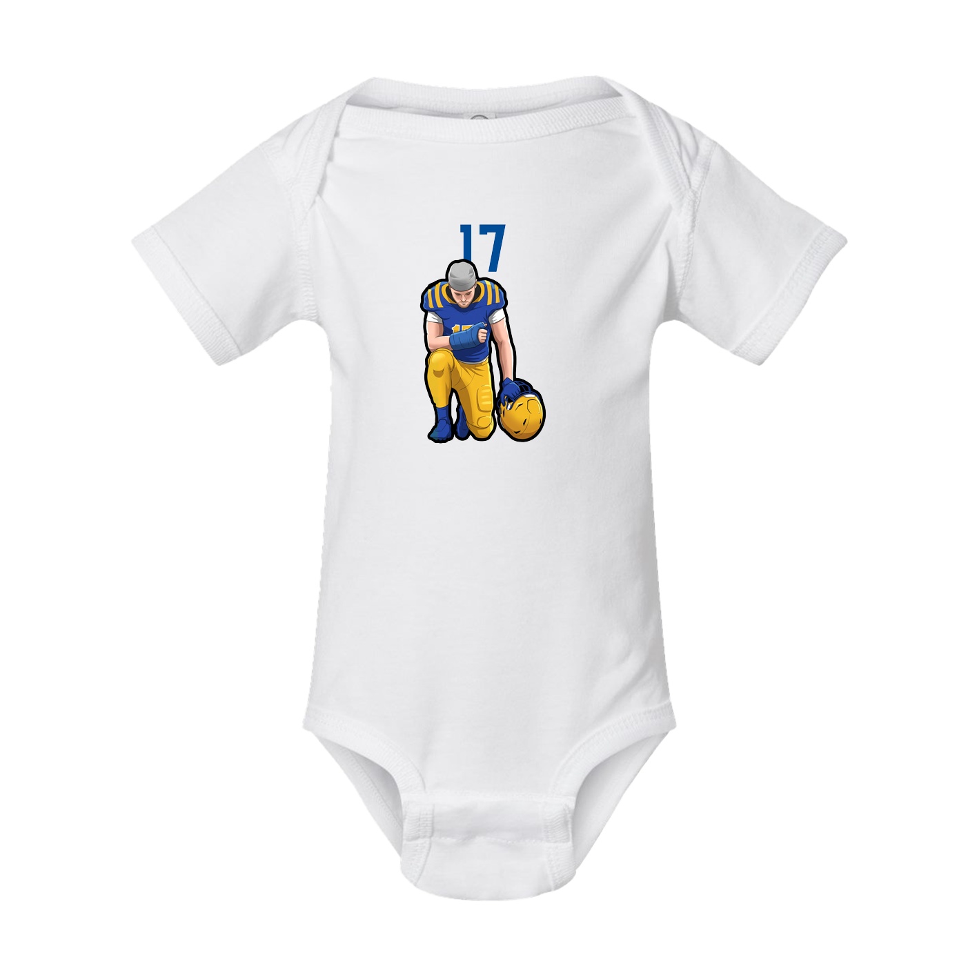 Baby Onesie — Number Top in White
