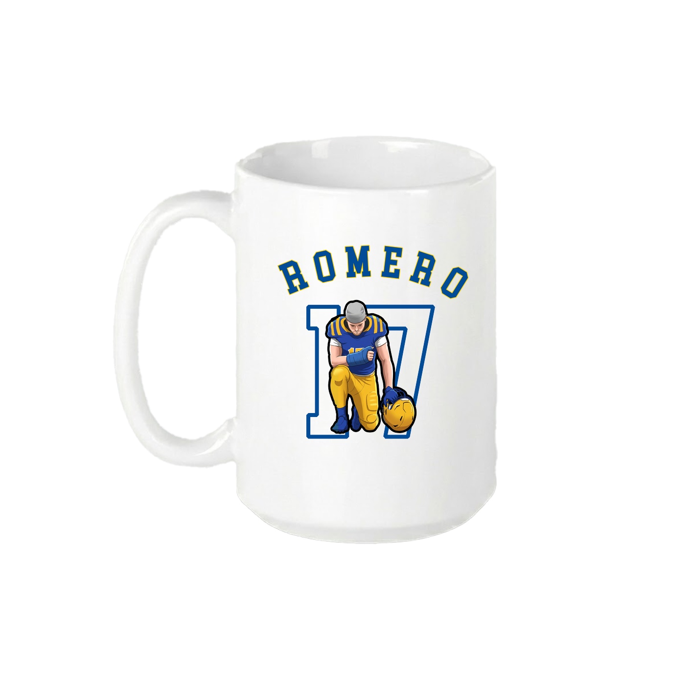 15oz Coffee Mug — Shirsey Arch in White