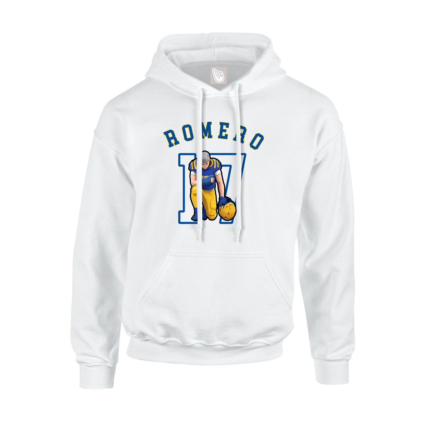 Youth Hoodie — Shirsey Arch in White