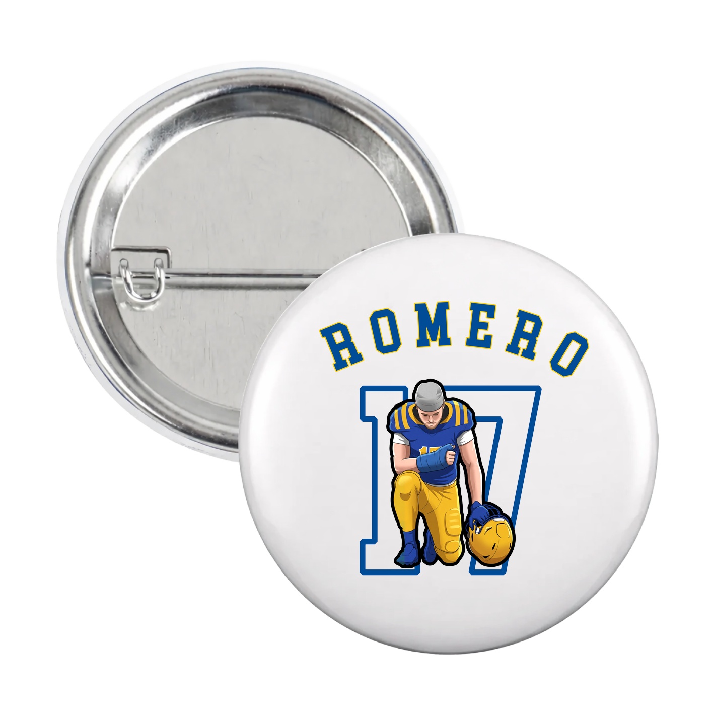 Game Day Button — Shirsey Arch in White