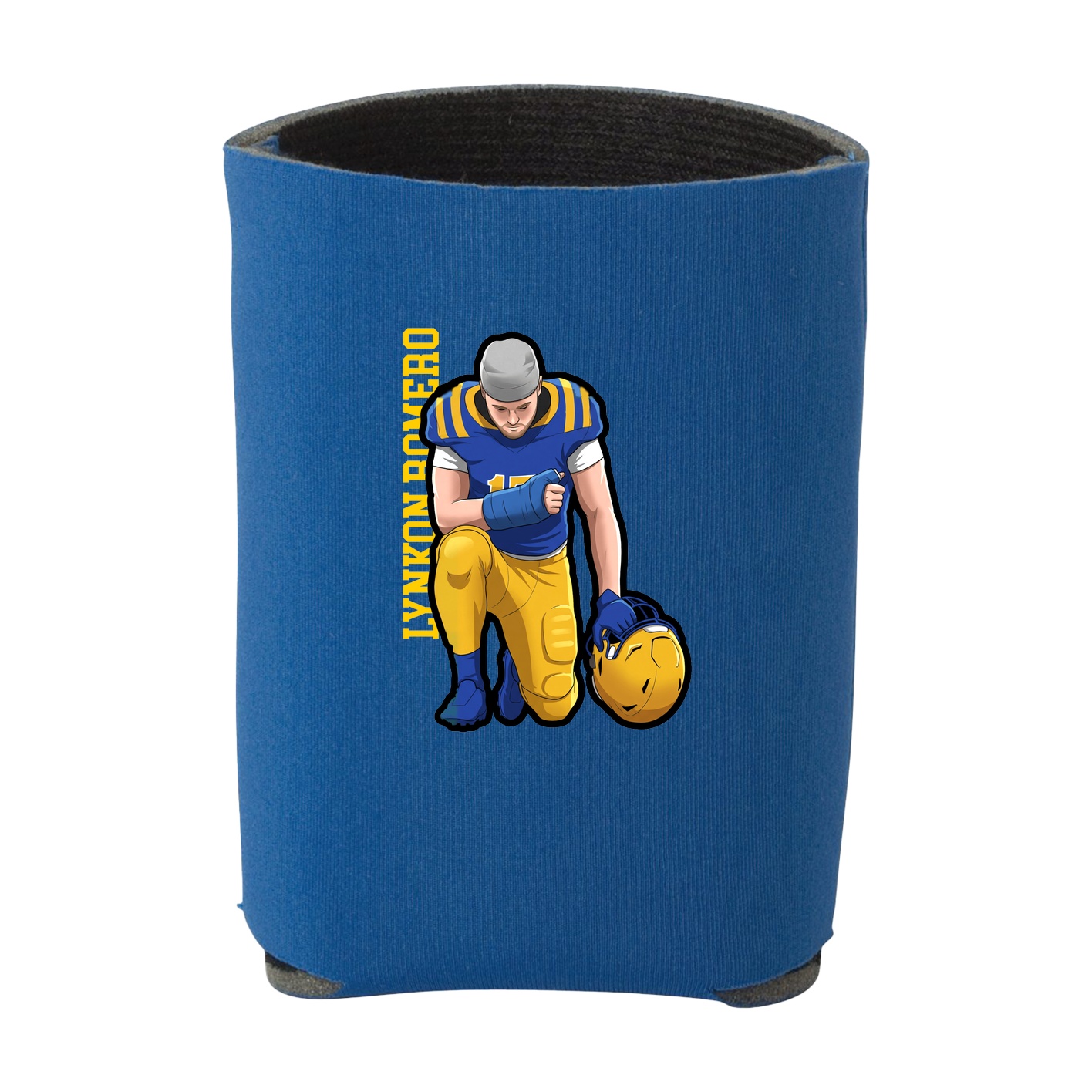 Can Holder — Name Vertical in Royal