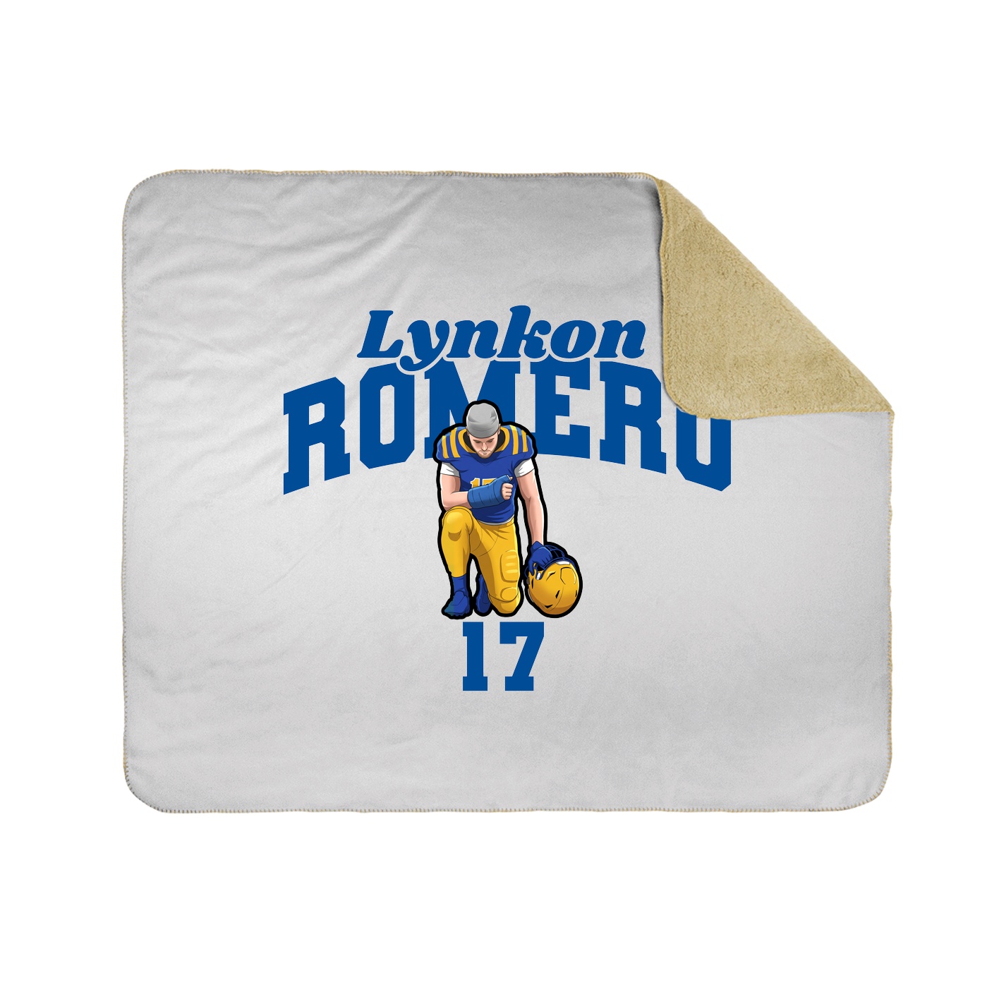 Throw Blanket — Signature Arch in White