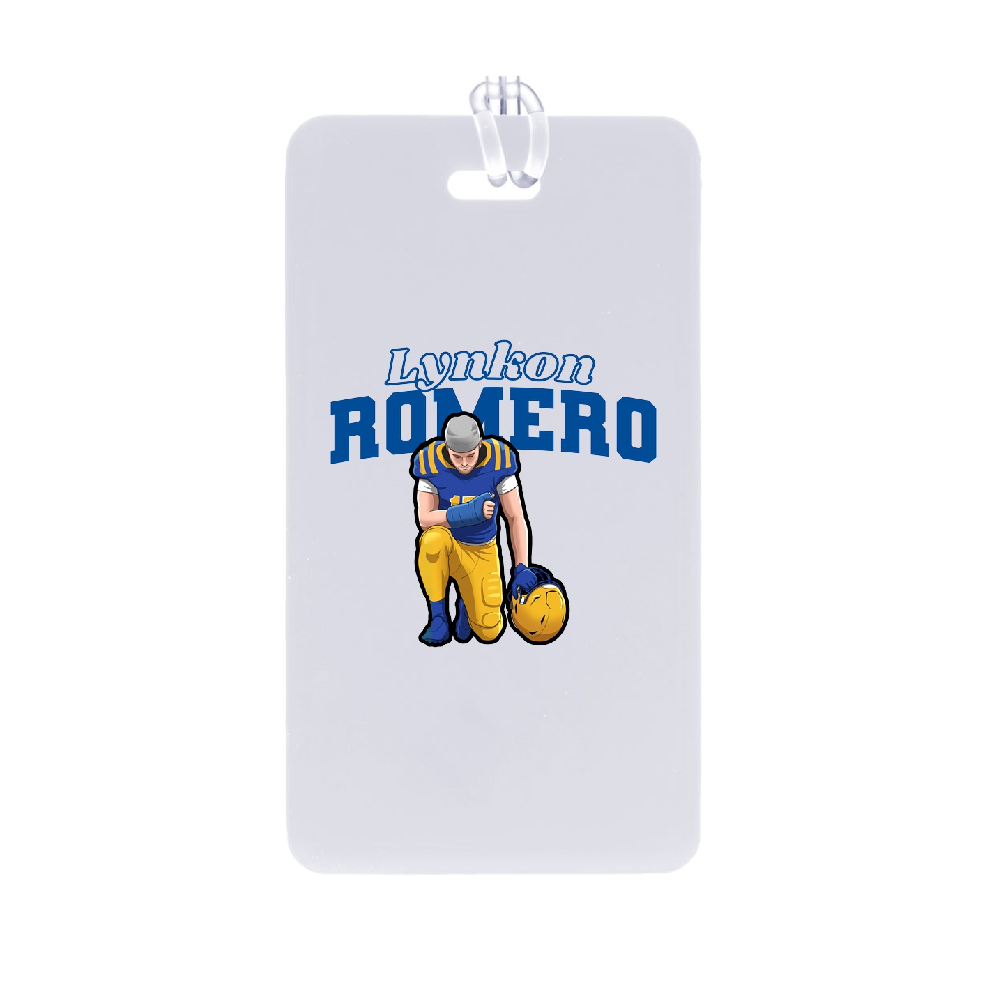 Bag Tag — Name Arch in Classic