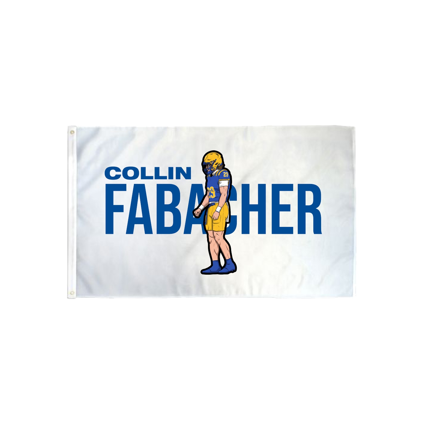 3x5 Flag — Player Name in Classic