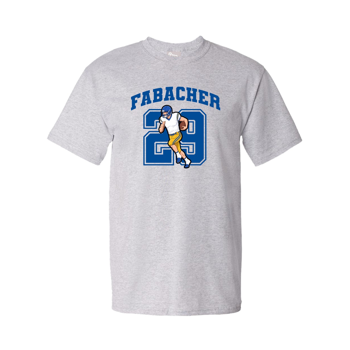 Youth Tee — Number in Grey