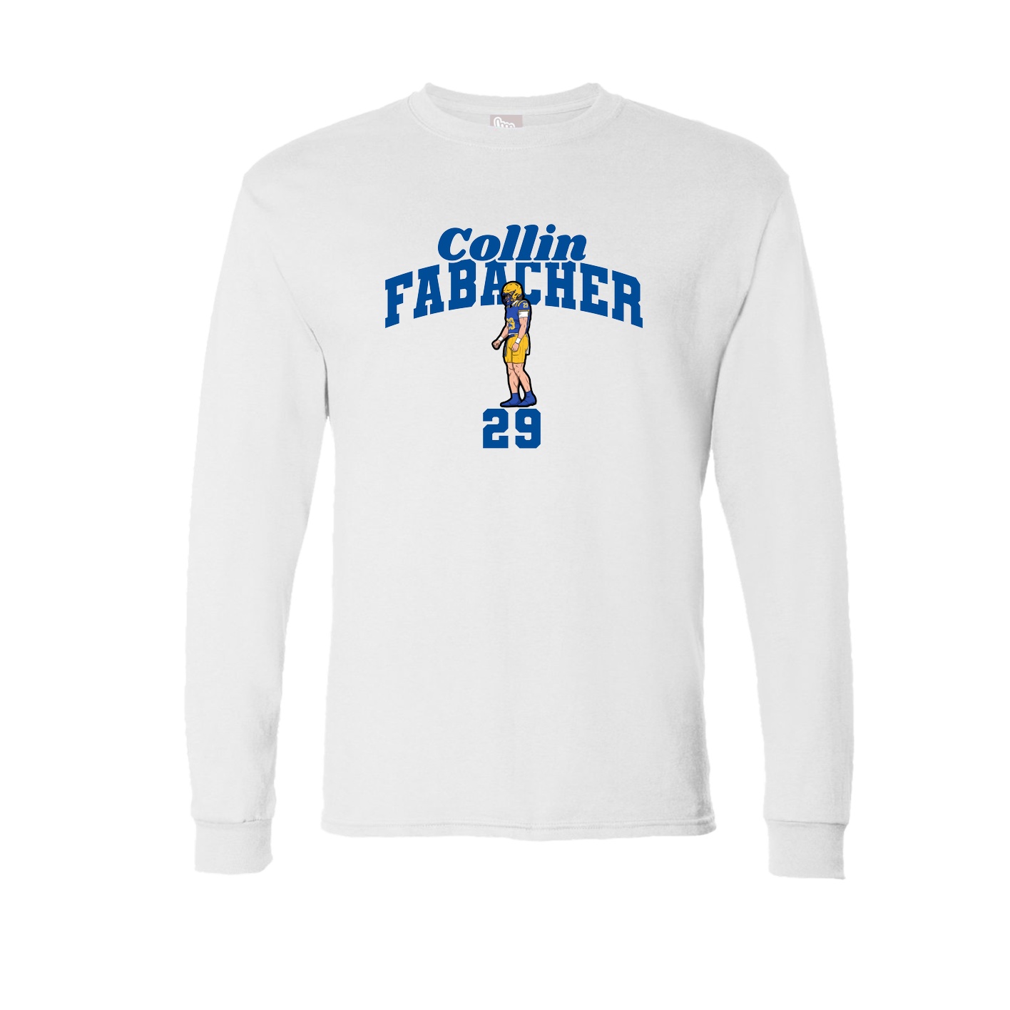 Long Sleeve Tee — Signature Arch in White