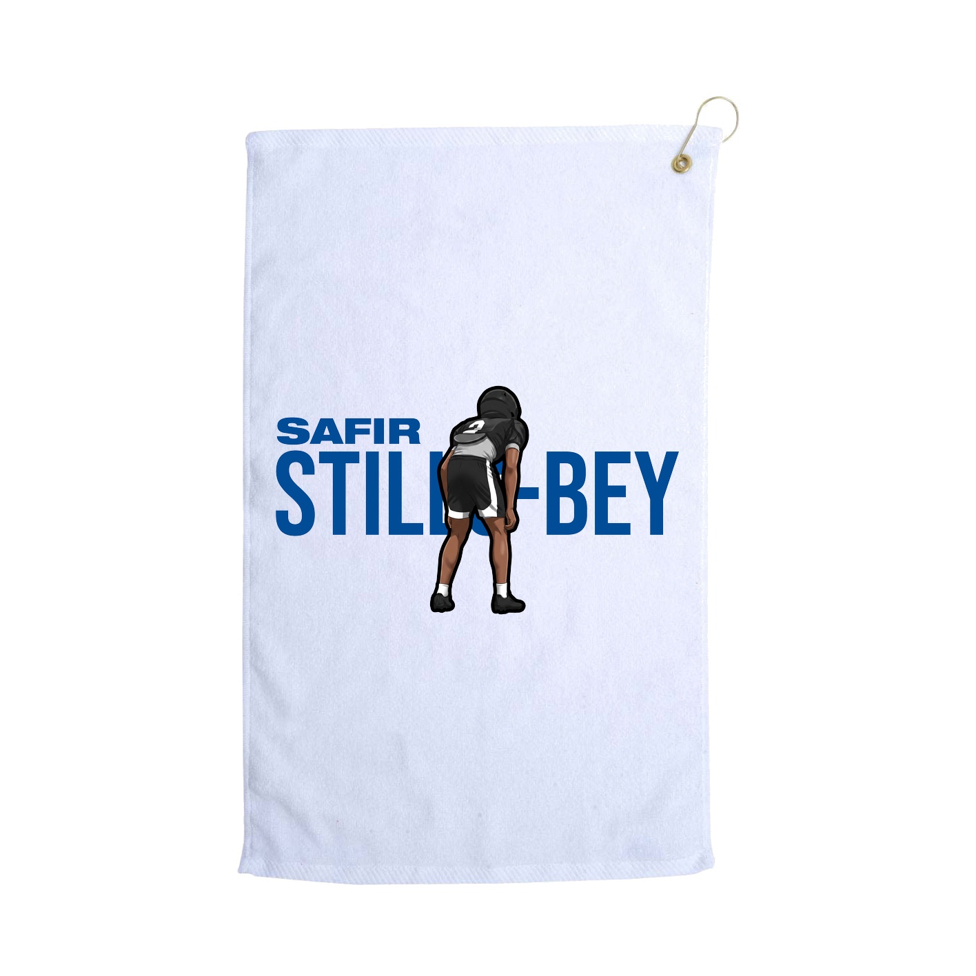 Golf Towel — Player Name in White
