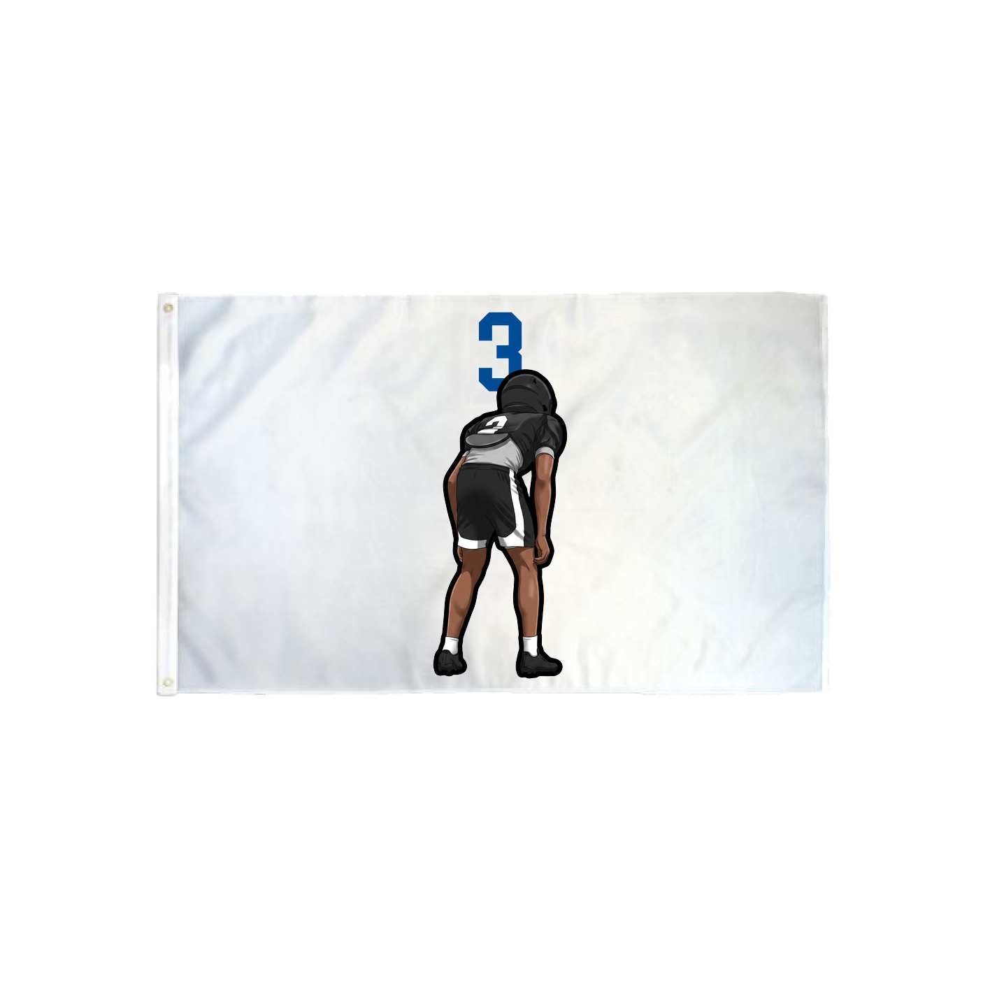3x5 Flag — Number Top in Classic