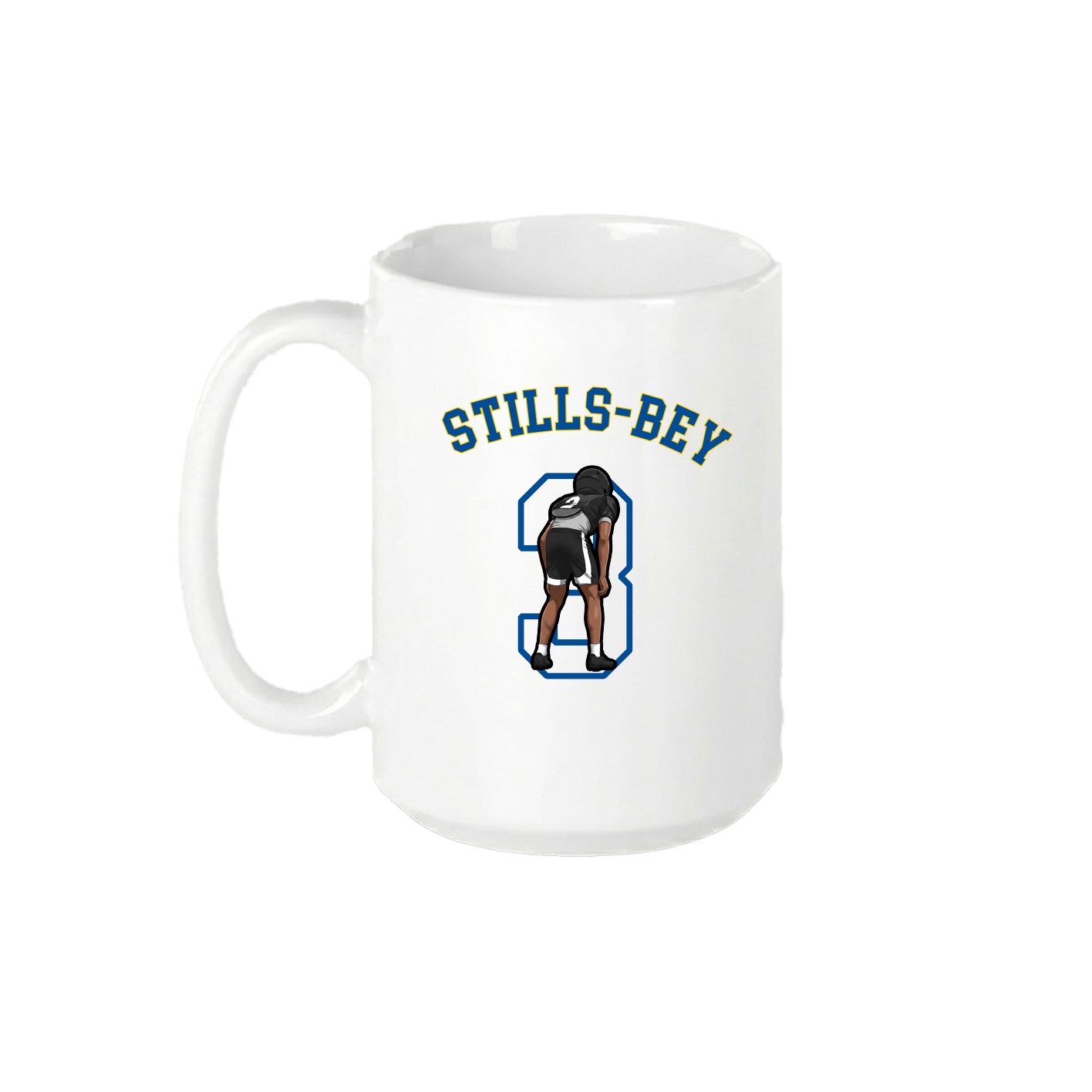 15oz Coffee Mug — Shirsey Arch in White