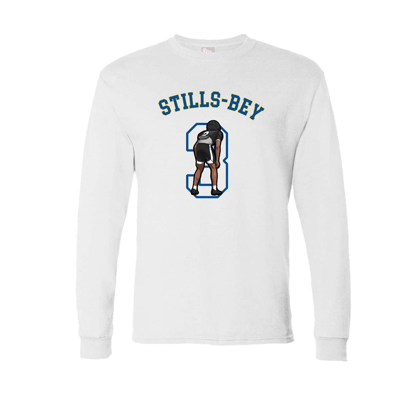 Long Sleeve Tee — Shirsey Arch in White