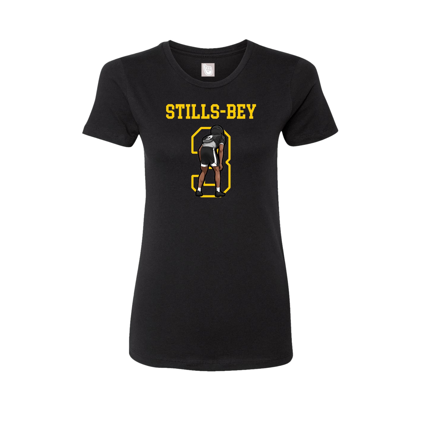 Fitted Women's Tee — Shirsey in Black