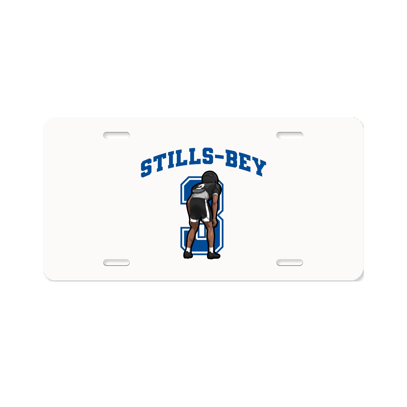 License Plate — Number in Classic