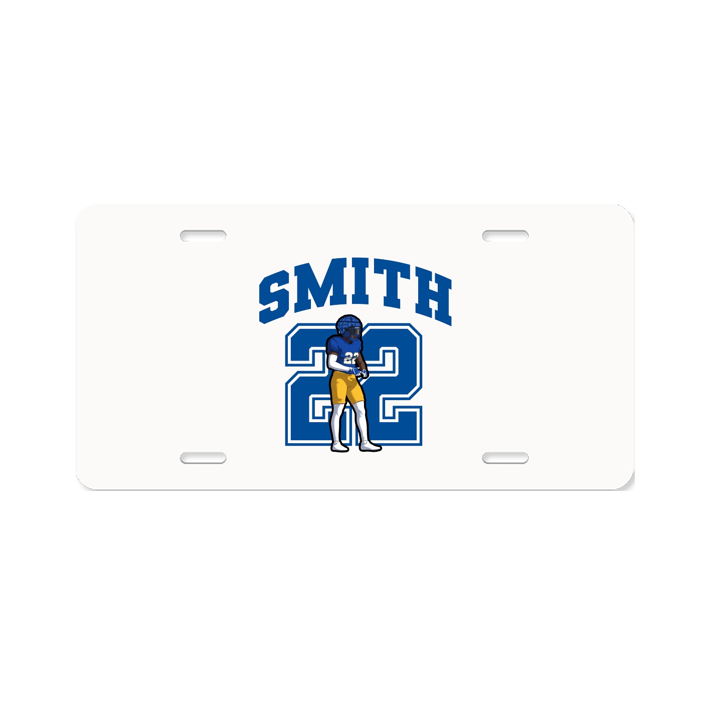 License Plate — Number in Classic