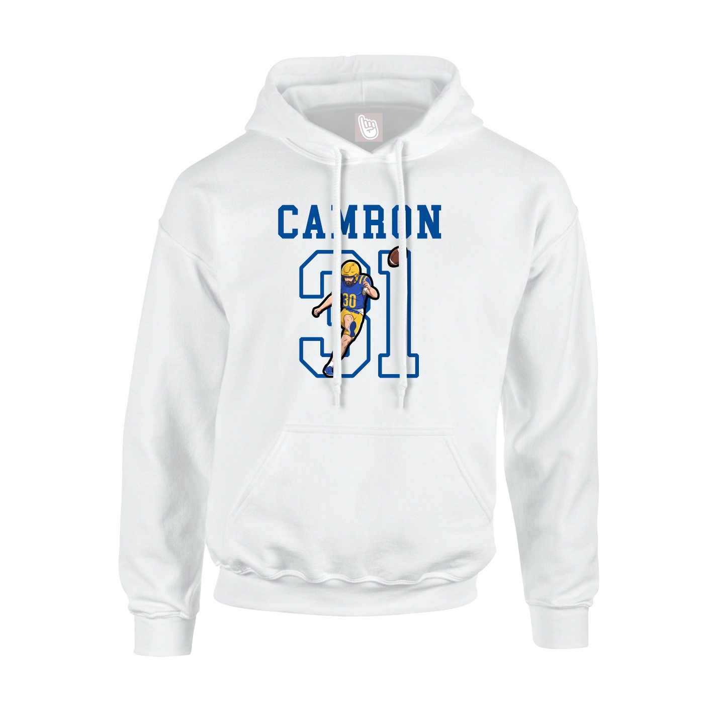 Hoodie — Shirsey in White