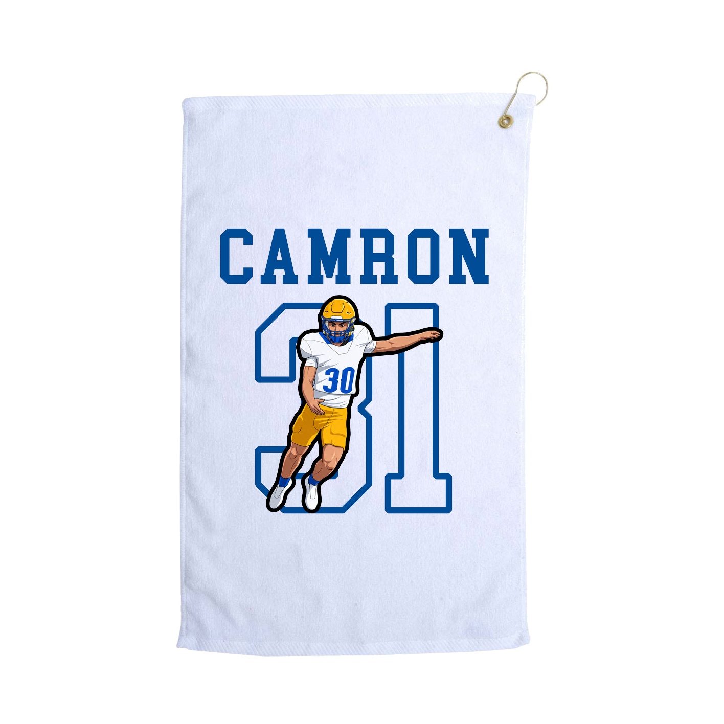 Golf Towel — Shirsey in White