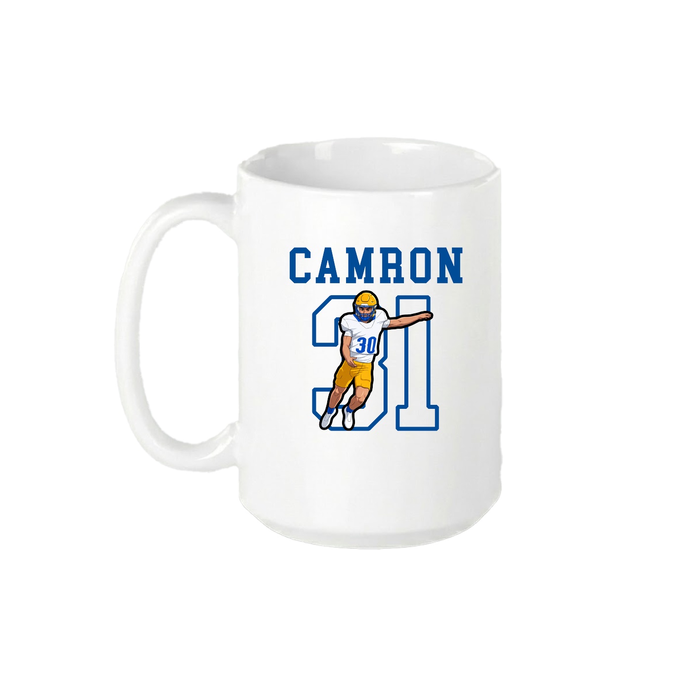 15oz Coffee Mug — Shirsey in White