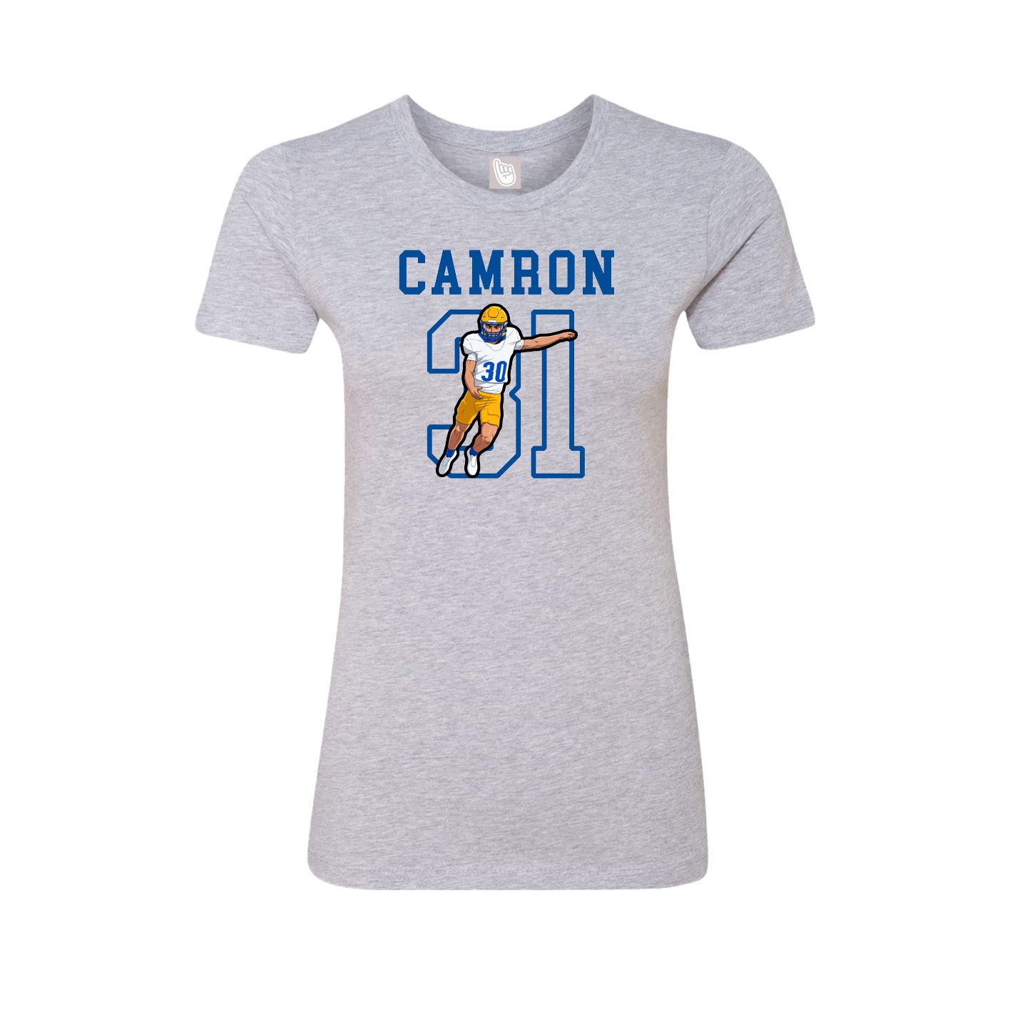 Fitted Women's Tee — Shirsey in Grey