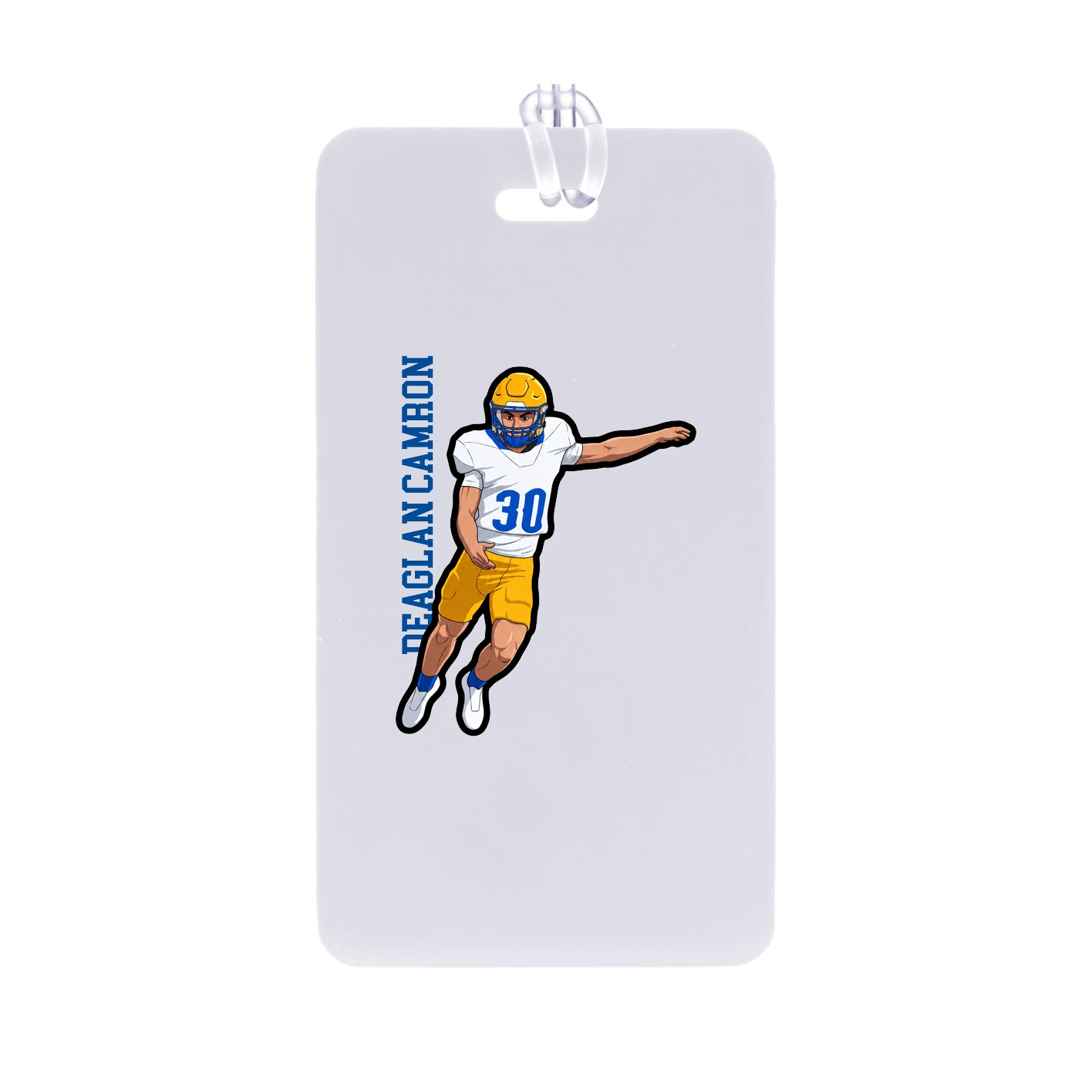 Bag Tag — Name Vertical in Classic
